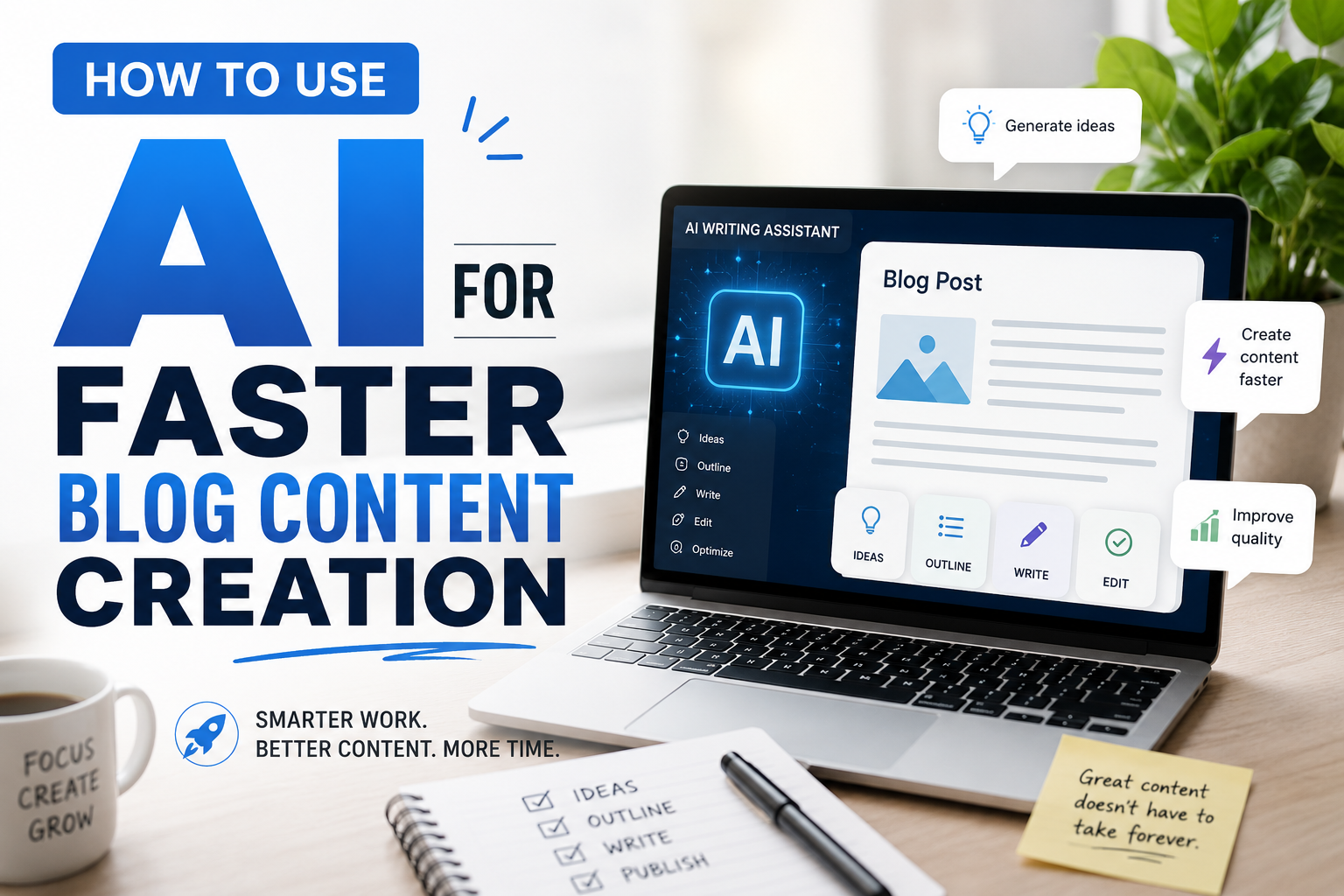 How to Use AI for Faster Blog Content Creation