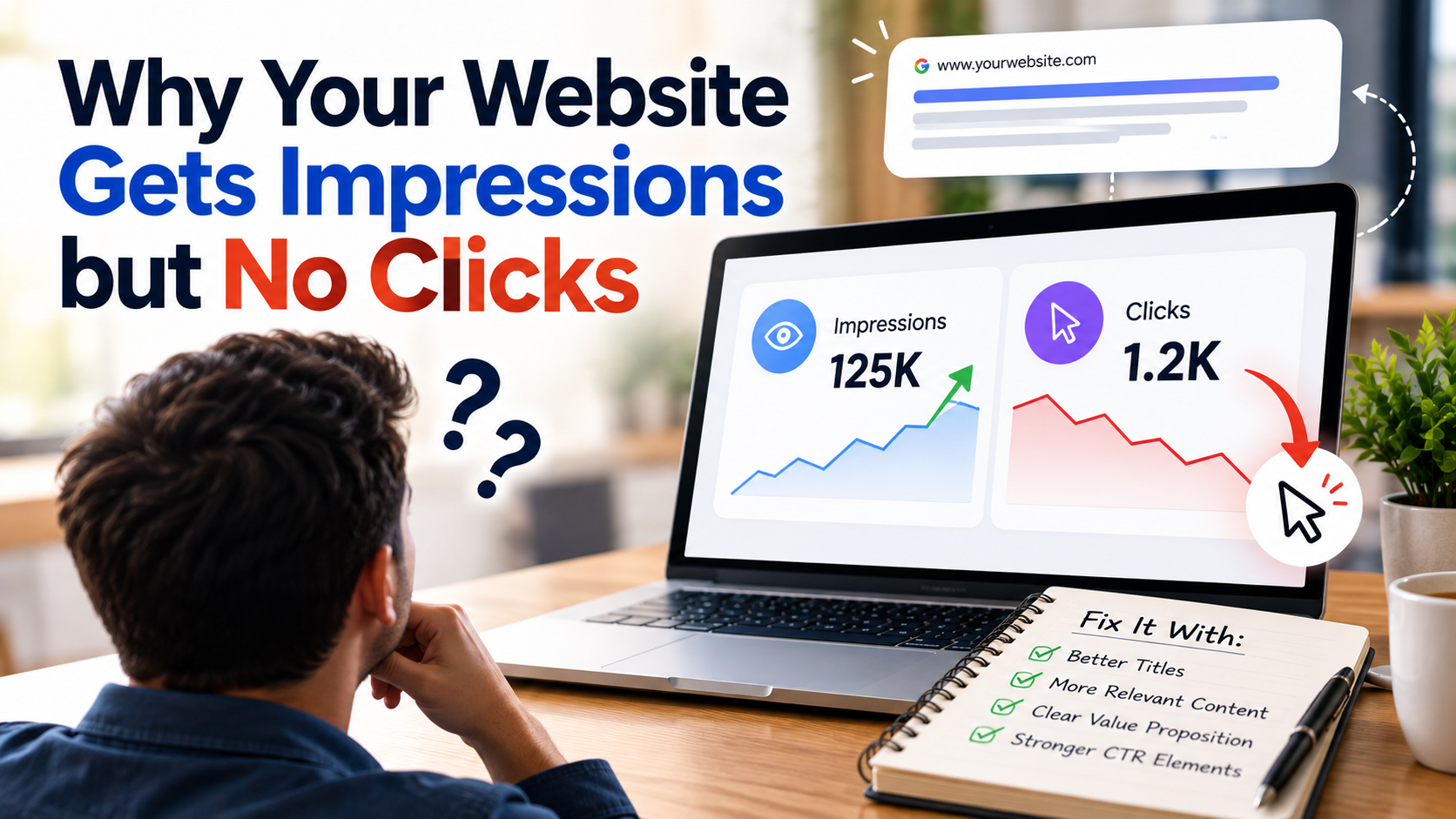 Why Your Website Gets Impressions but No Clicks