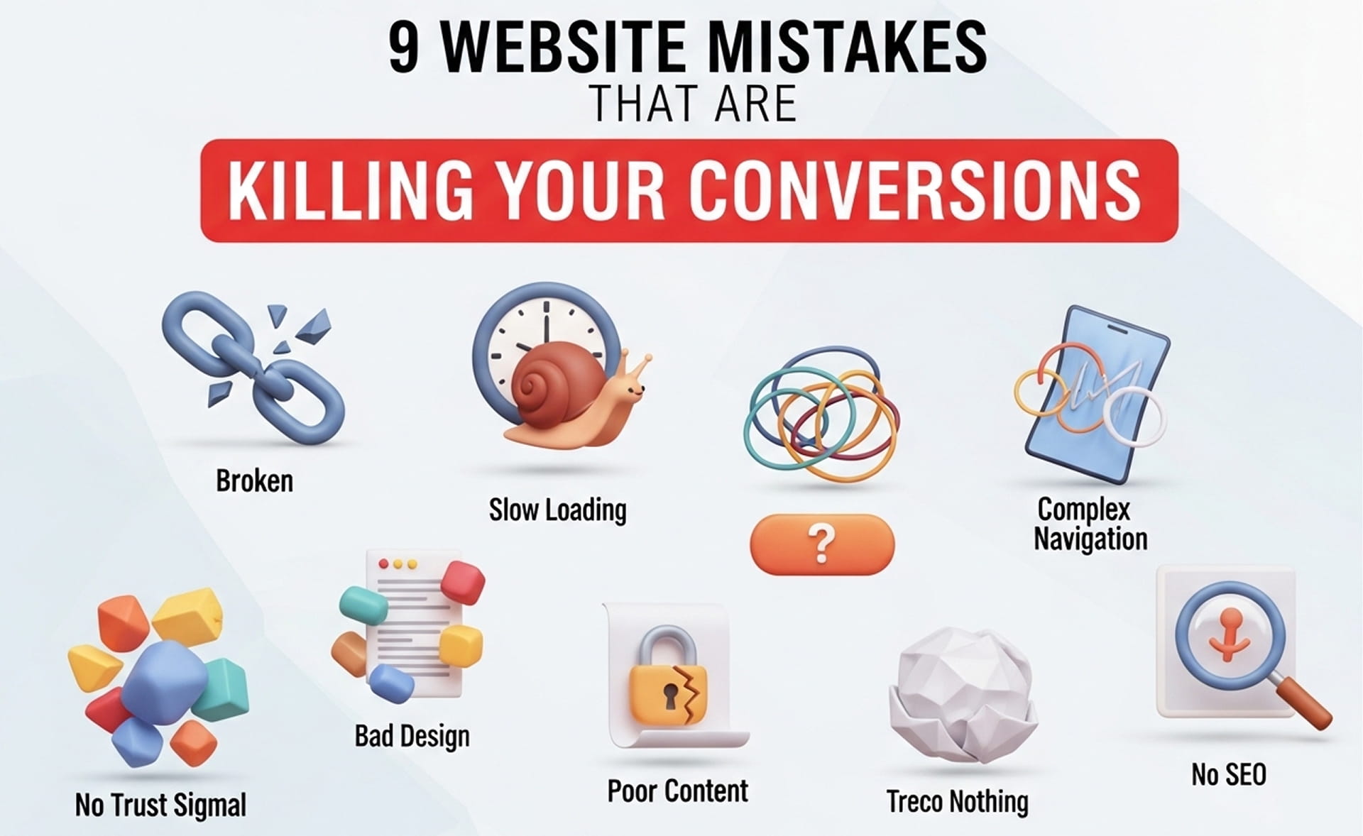 9 Website Mistakes That Are Killing Your Conversions