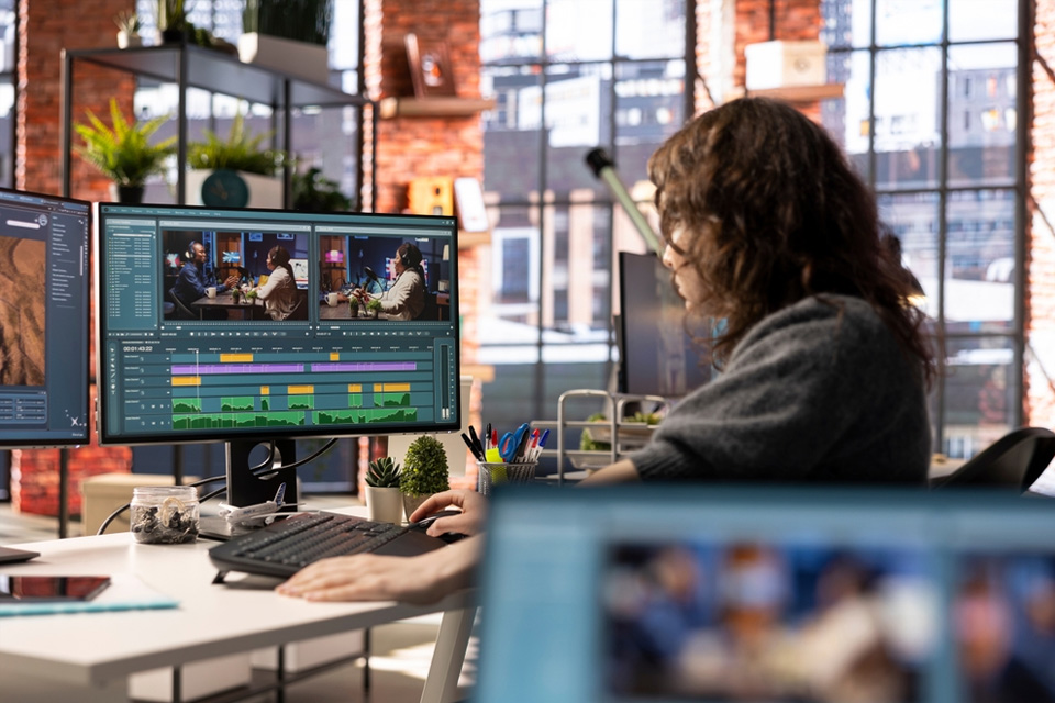 Video branding and promotional media concept