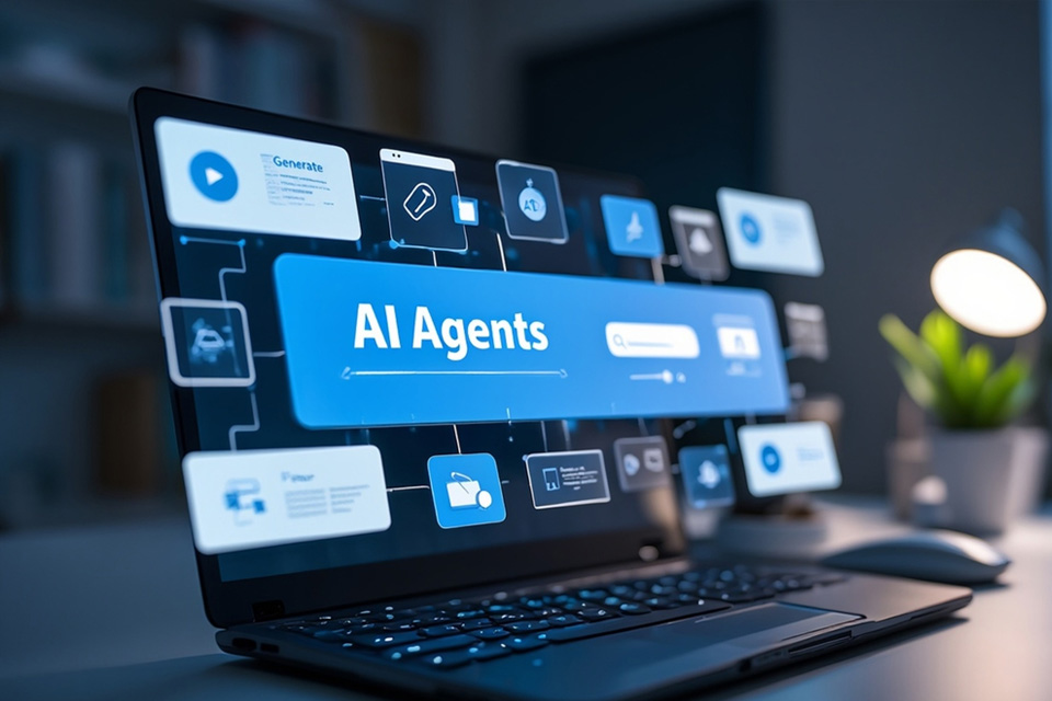 Business process automation services illustration