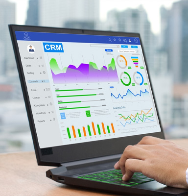 CRM software solutions team collaboration image