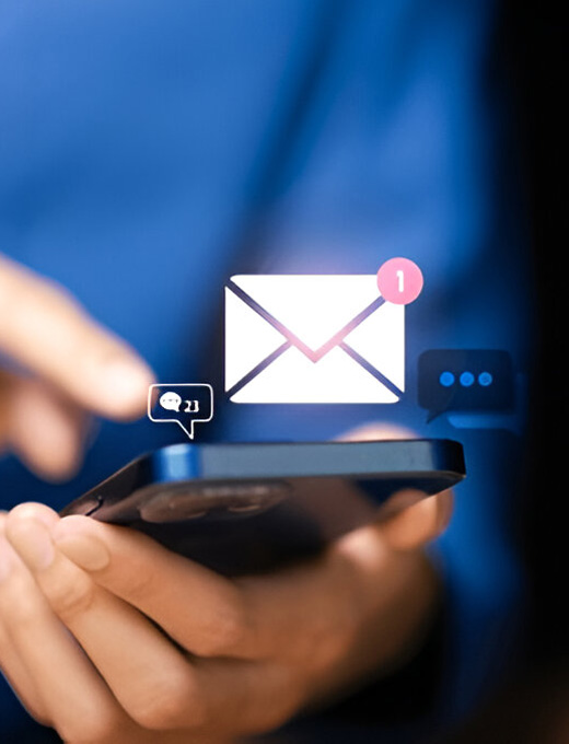 Email marketing strategy illustration